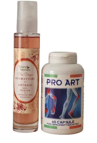 PRO ART + olio massaggio per reumatismi e artrosi