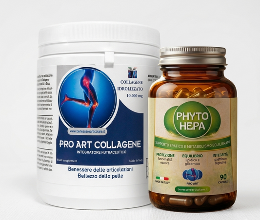 PHYTO HEPA + PRO ART Collagene 10.000 mg – Kit 1 Mese Anti-Aging