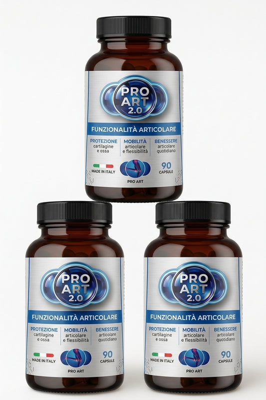 PRO ART 2.0 Capsule – Integratore Naturale per Articolazioni e Artrosi | Scorta 3 Mesi