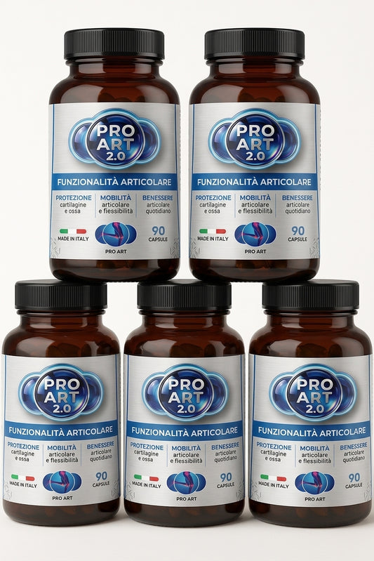 PRO ART 2.0 Capsule – Miglior Integratore Naturale per Articolazioni | Scorta 5 Mesi