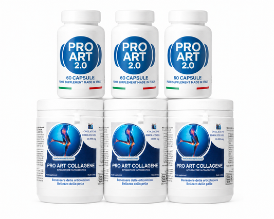 PRO ART 2.0 Capsule + PRO ART Collagene x3 confezioni (3 mesi di trattamento)