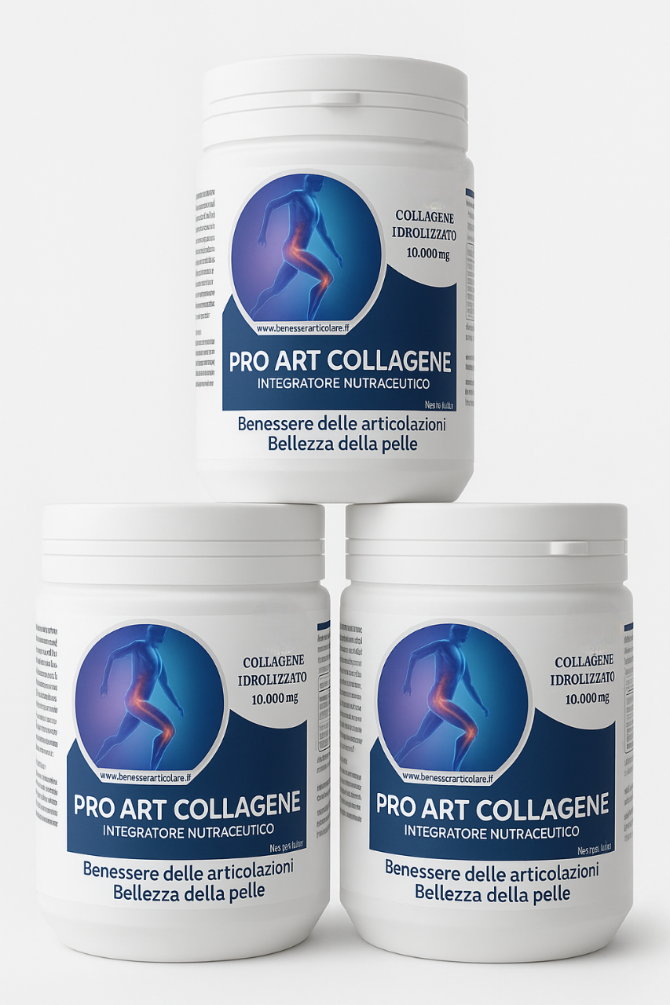 PRO ART Collagene 10.000 mg X 3 confezioni (3 mesi di trattamento)